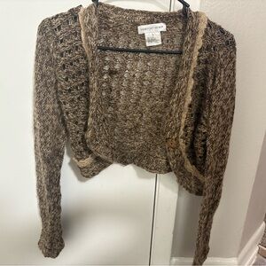 Newport News Women's Tan Knit Shrug